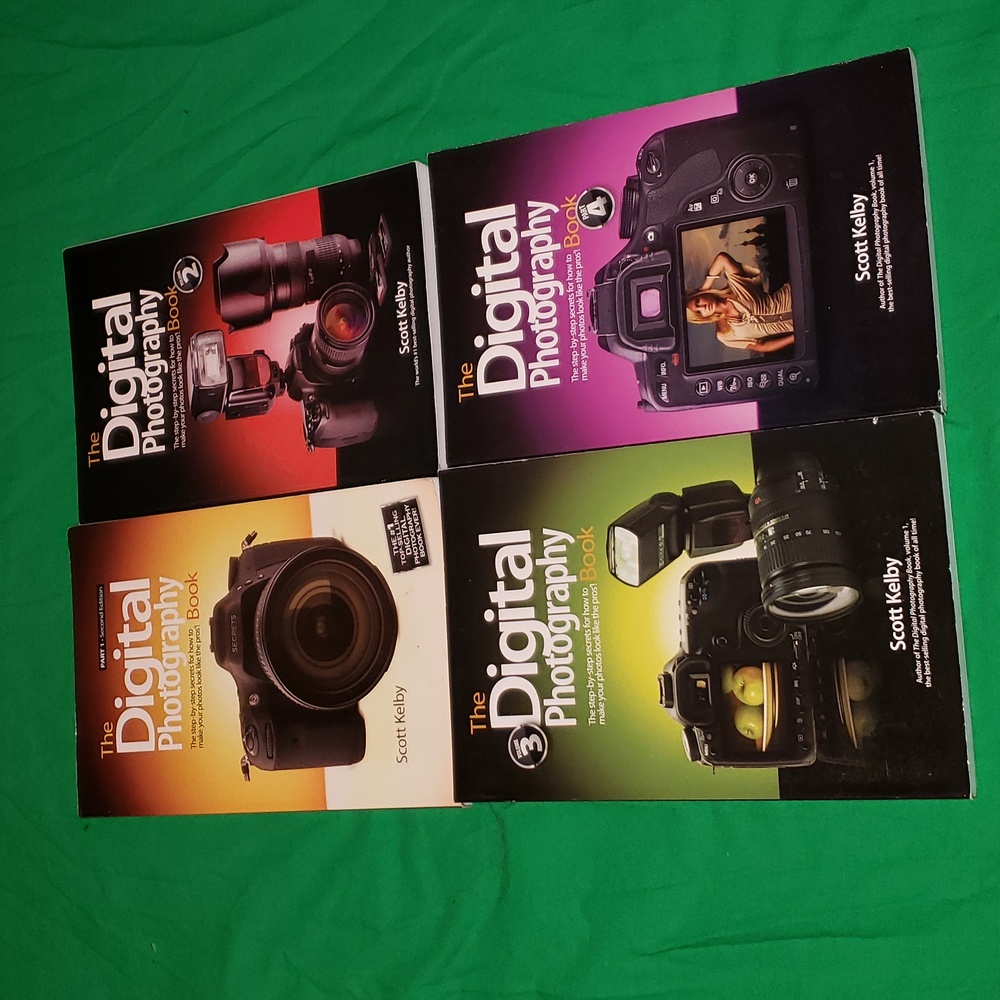 The Digital Photography Book Vol 1-4 Paper Back Like New